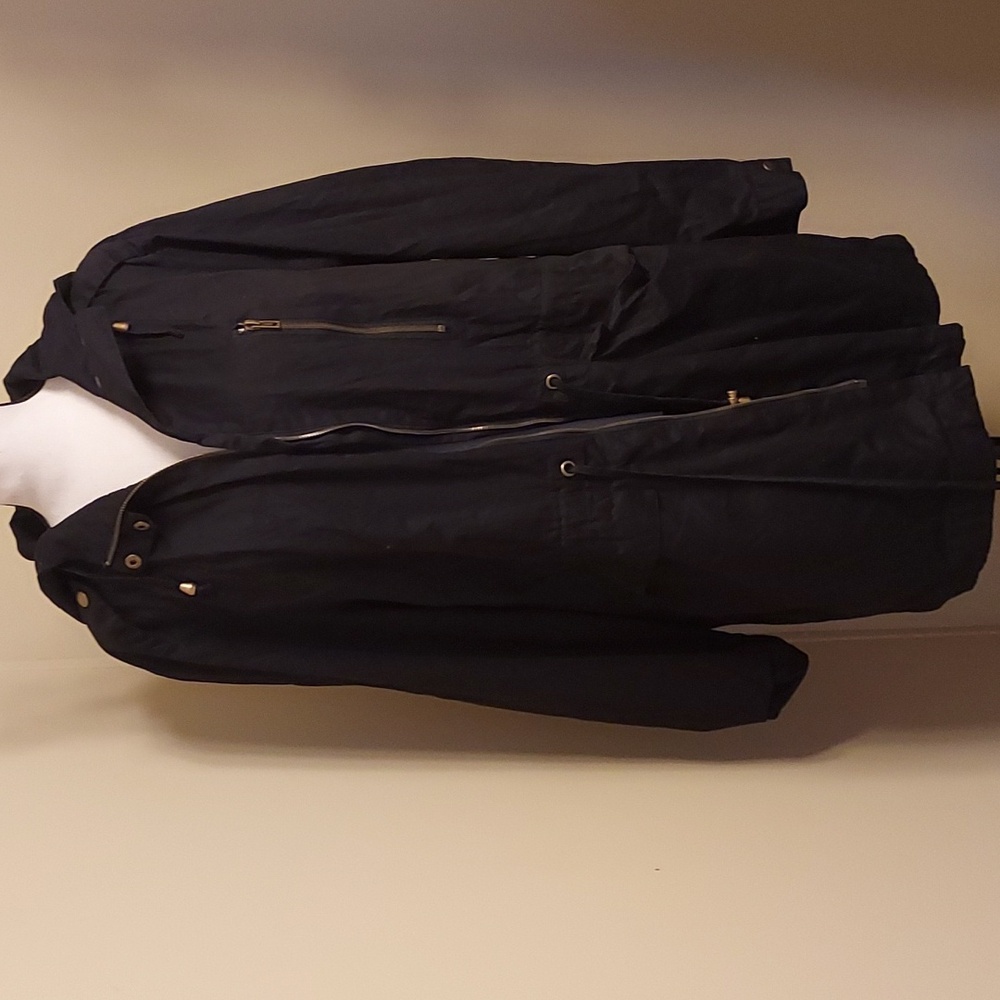 Fashion Nova Black Hooded Jacket